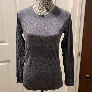 EUC Gray Long Sleeve Seamless Top